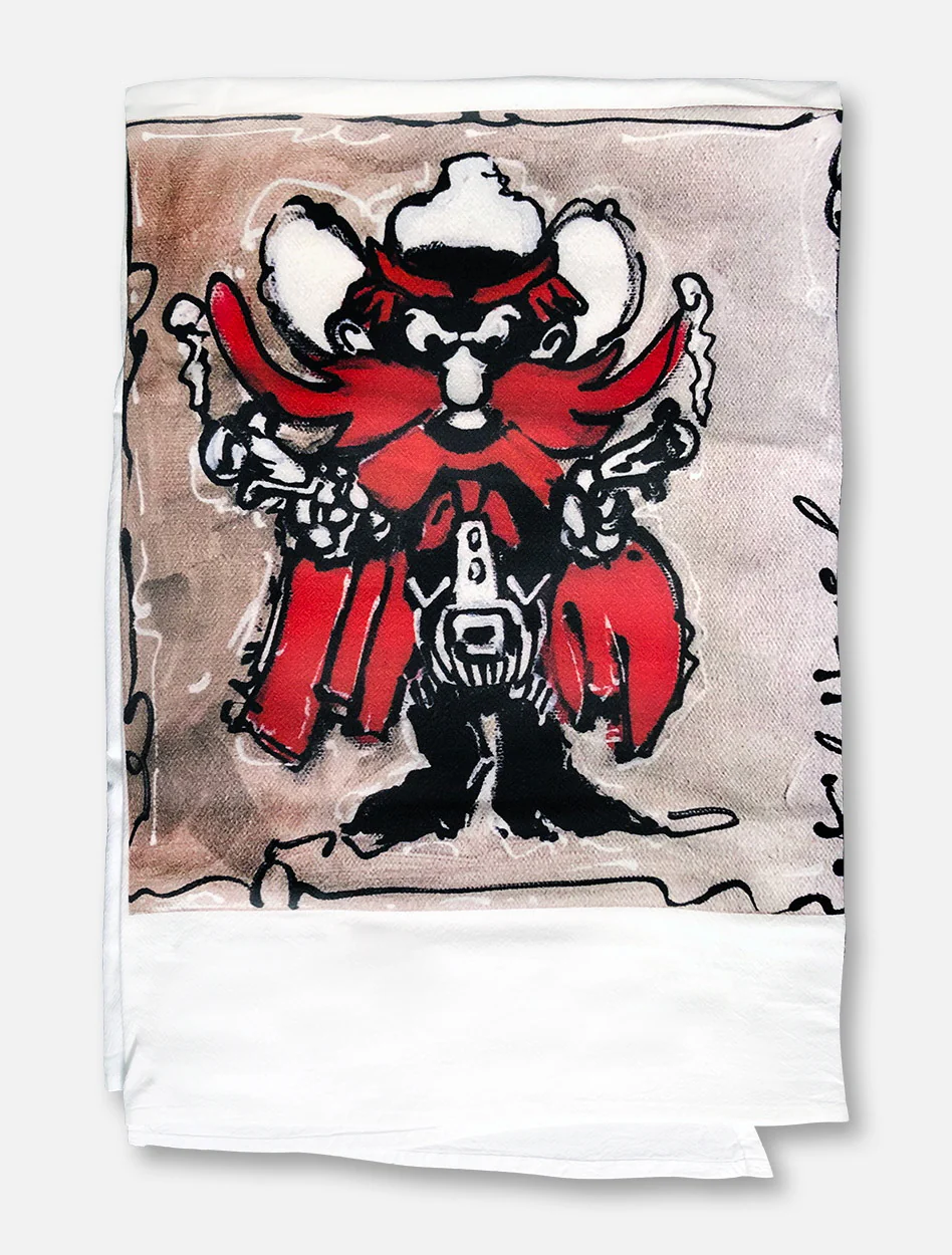 Texas Tech Red Raiders Raider Red Tea Towel