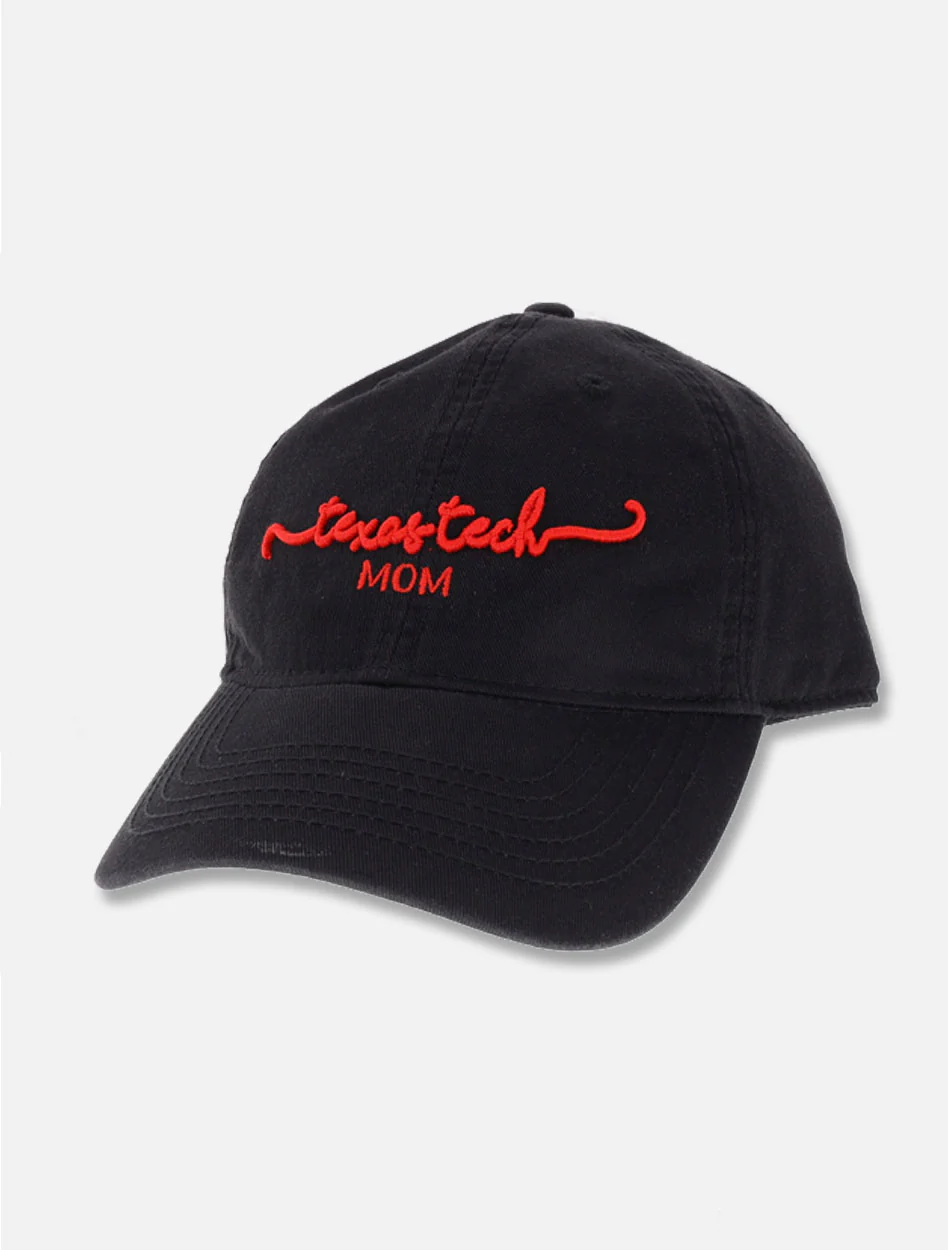 Texas Tech Red Raiders Script Mom Adjustable Cap