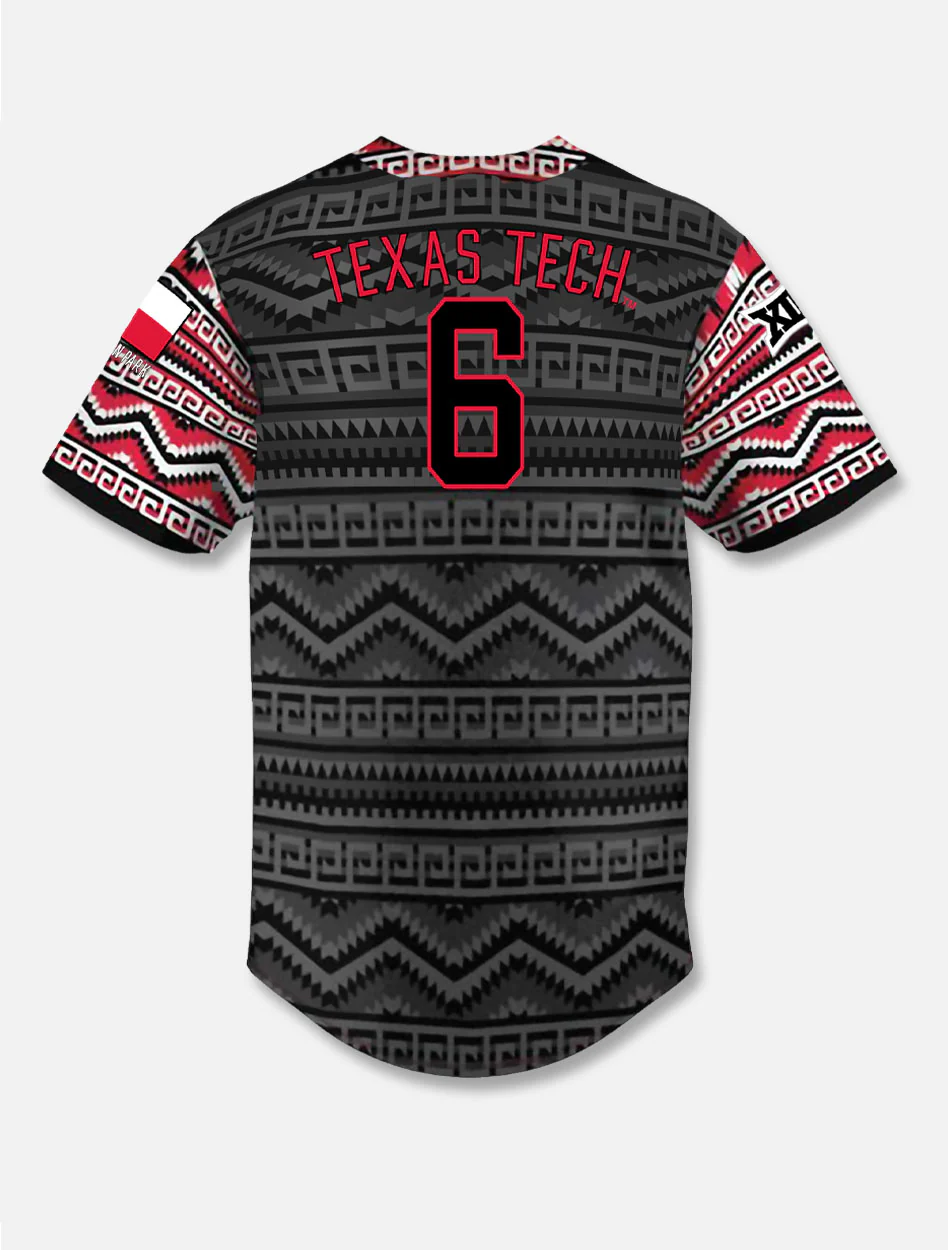 Texas Tech Red Raiders "Tadlock Tribute" Saddle Blanket Baseball Jersey - Image 2