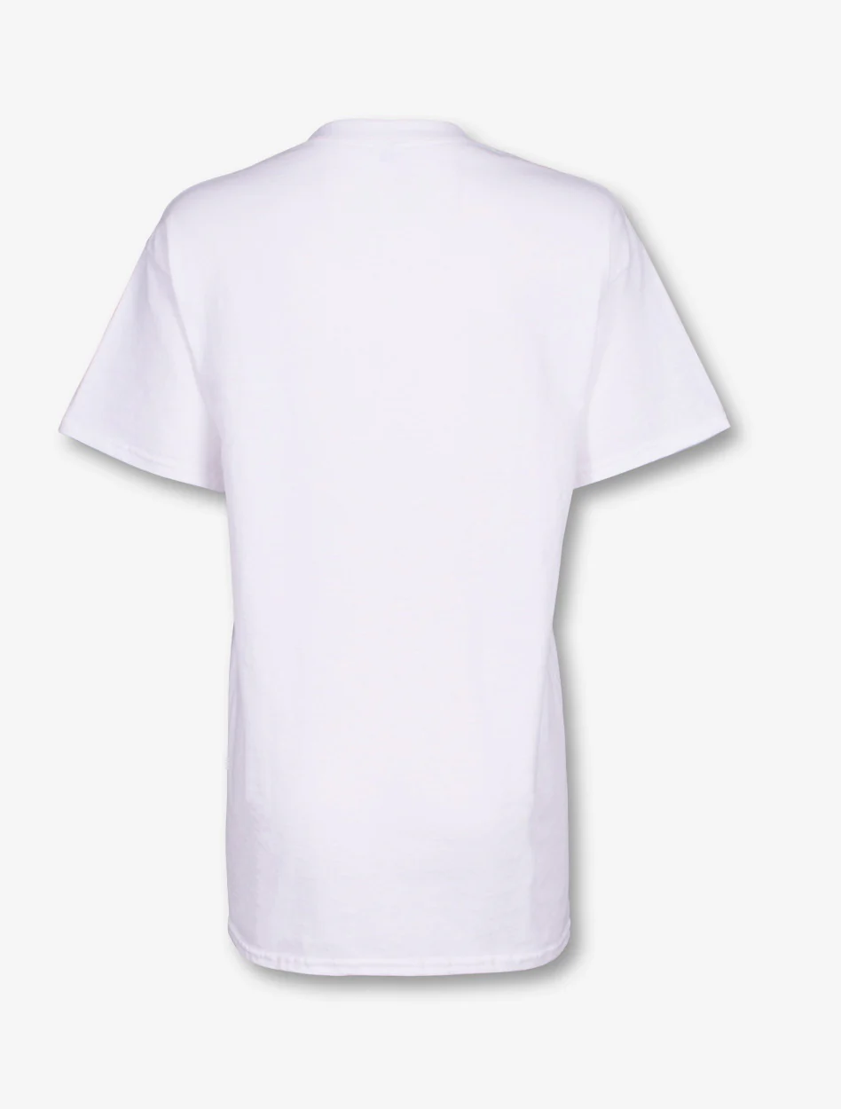 Texas Tech Red Raiders "Tie Dye Lick" Rolling Stones White T-Shirt - Image 2