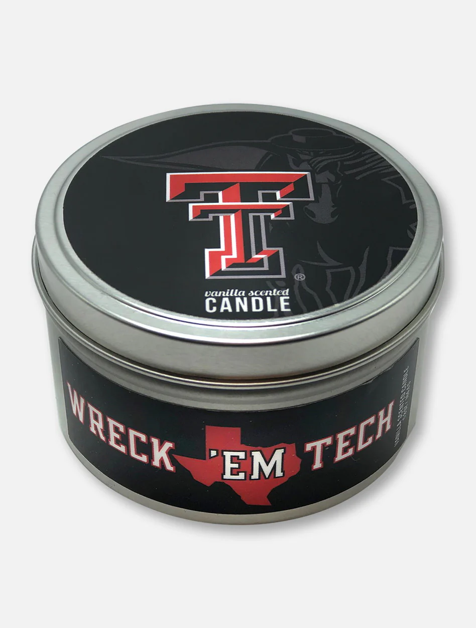 Texas Tech Red Raiders Vanilla Scented Travel Candle