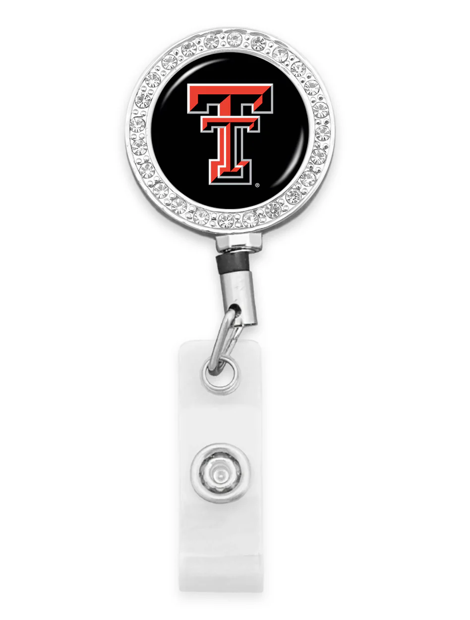 Texas Tech Rhinestone Badge Reel