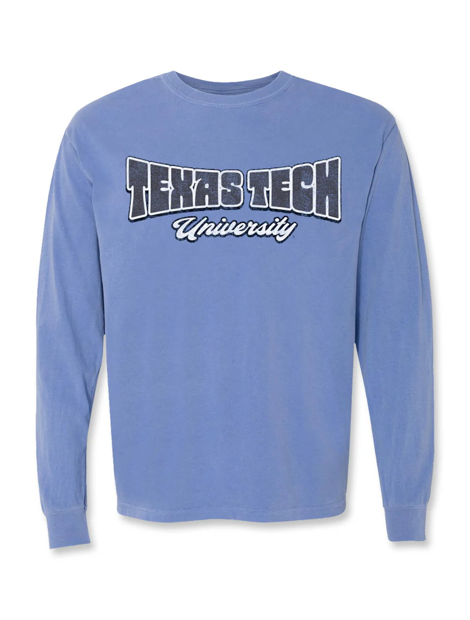 Texas Tech "Sk8 Sticker" Long Sleeve Shirt - Image 2