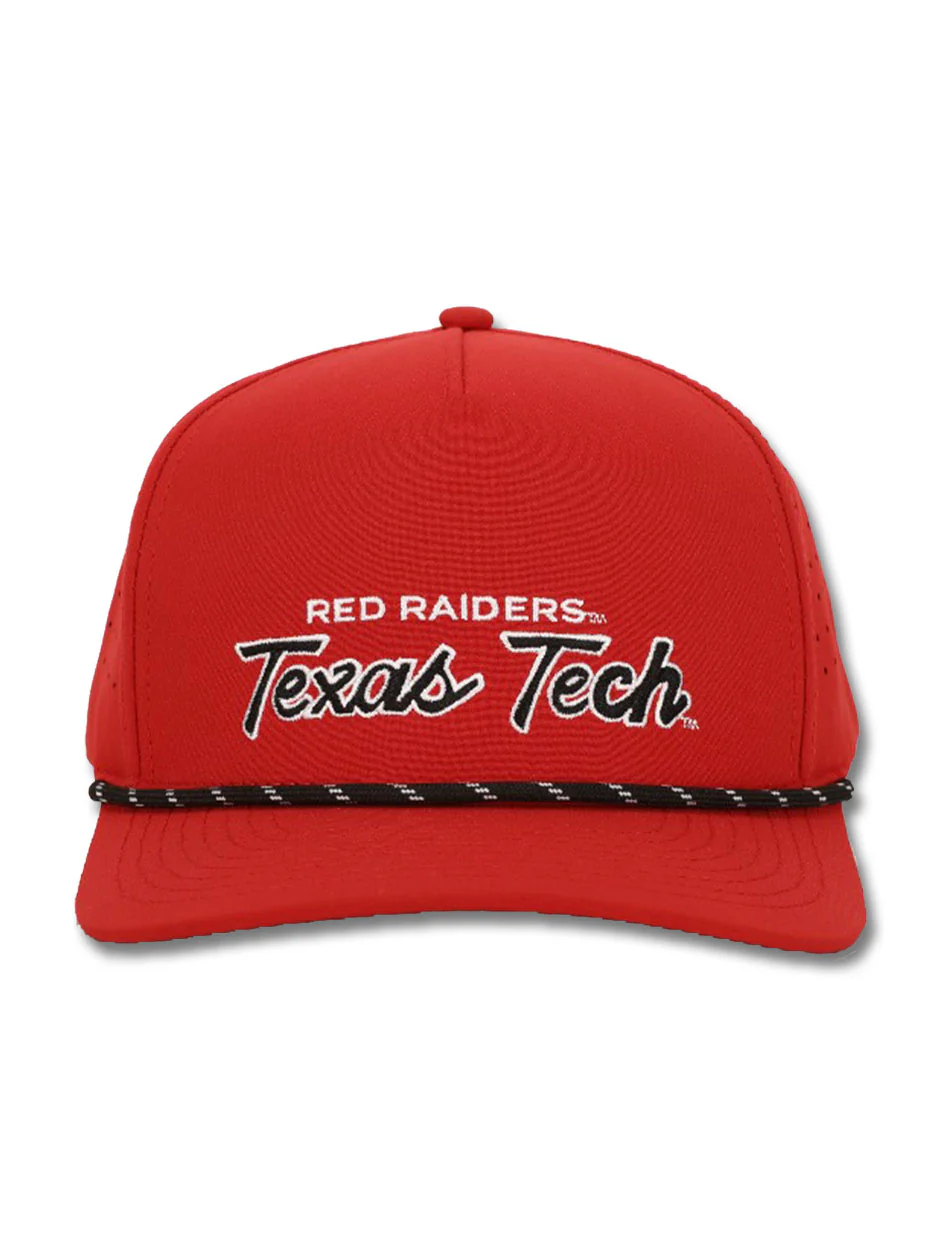 Dark Horse Texas Tech "SL Script" Red Corded Sport Snapback Cap - Image 2