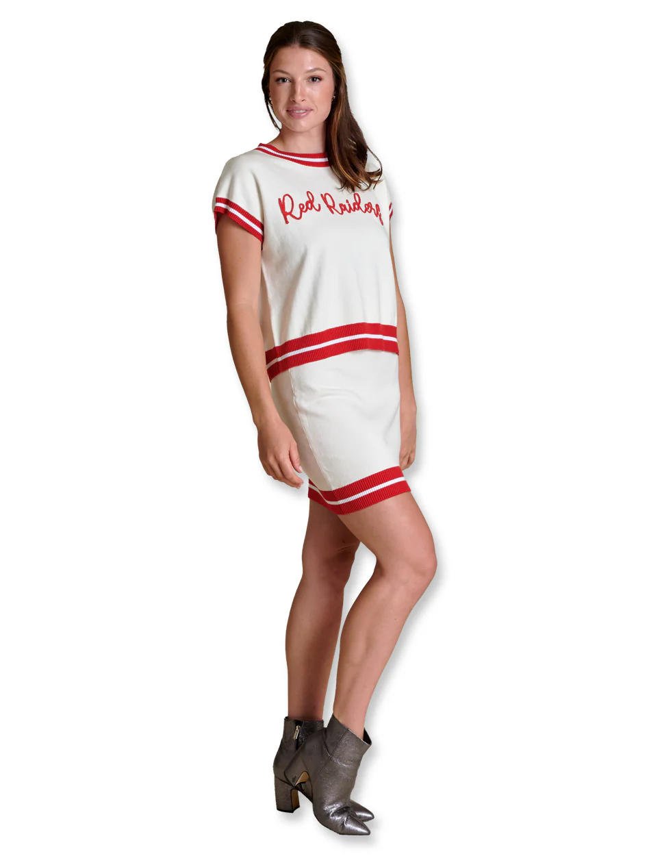 Texas Tech Stewart Simmons Embroidered Varsity Sweater - Image 3