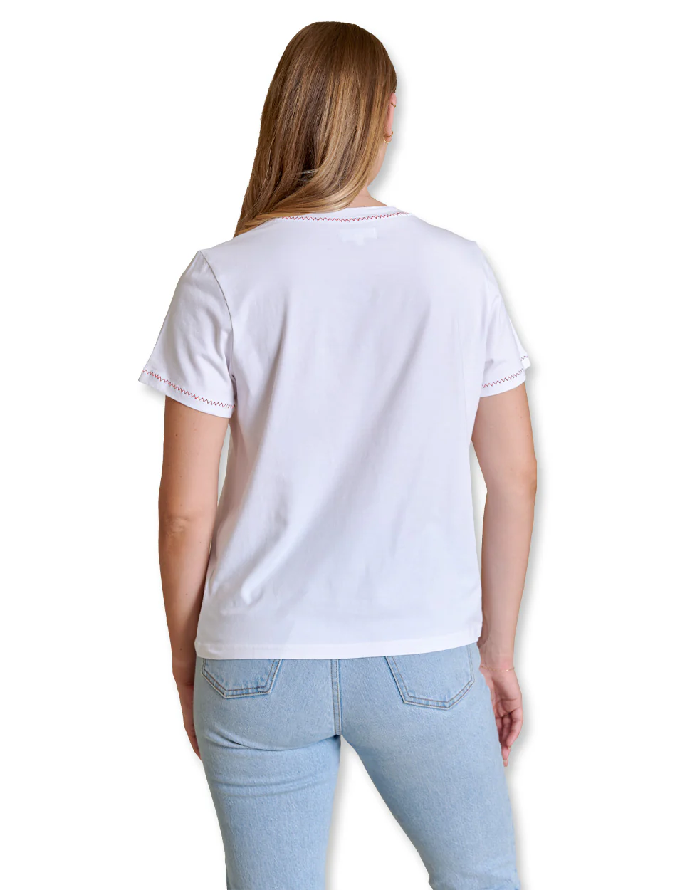 Texas Tech Stewart Simmons "The Embroidered Tee" - Image 2