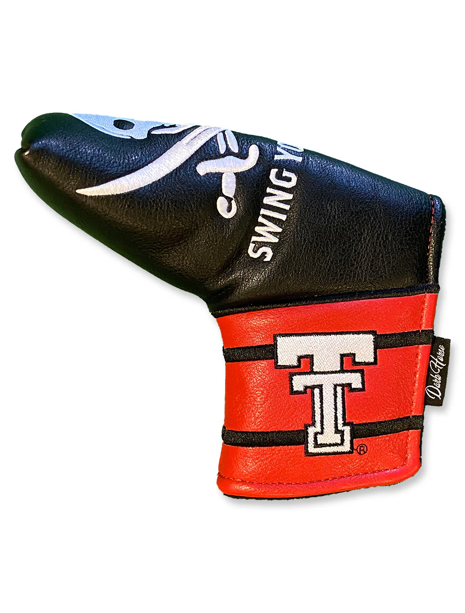 Texas Tech Dark Horse "Swing Your Sword" Golf Blade Putter Cover