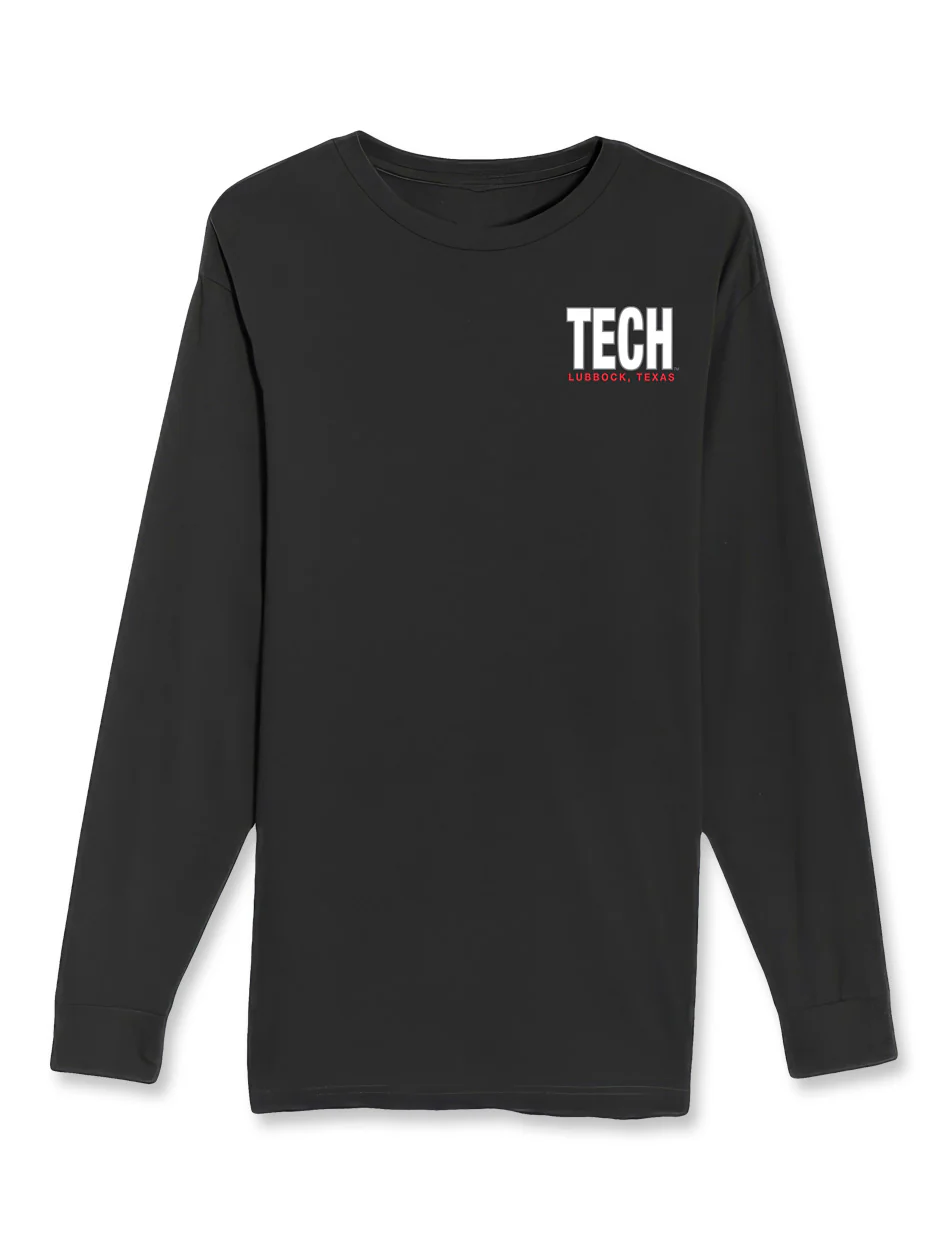 Texas Tech "Toile" TECH Block Long Sleeve T-Shirt - Image 2