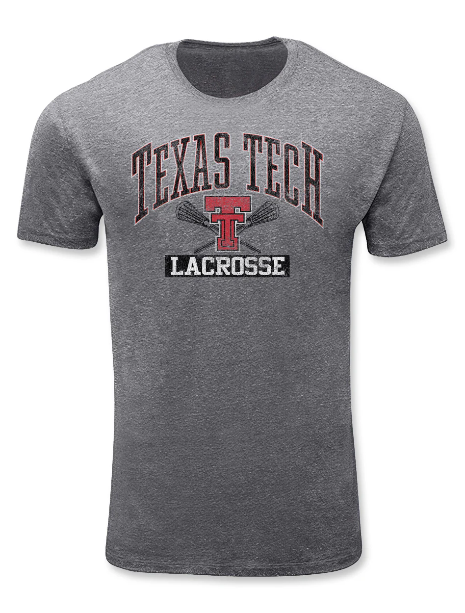 Texas Tech Vintage Sport Specific Lacrosse Short Sleeve T-Shirt