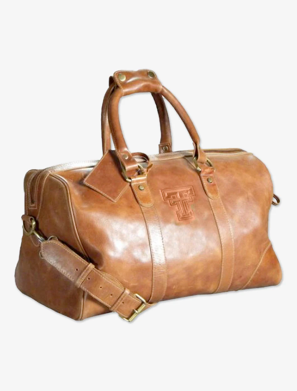 Texas Tech Westbridge Large Leather Duffle Bag