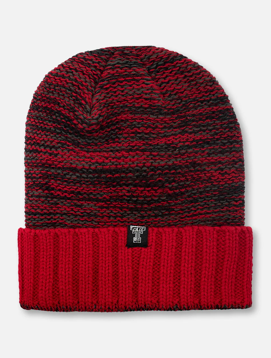 Top of the World Texas Tech Double T "Oblique" YOUTH Knit Beanie - Image 2