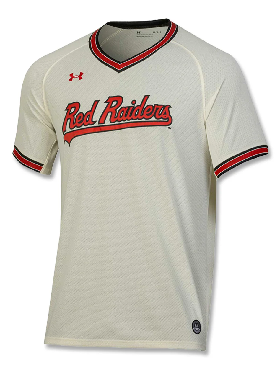 Under Armour Texas Tech "Red Raiders" Baseball Replica Throwback Jersey