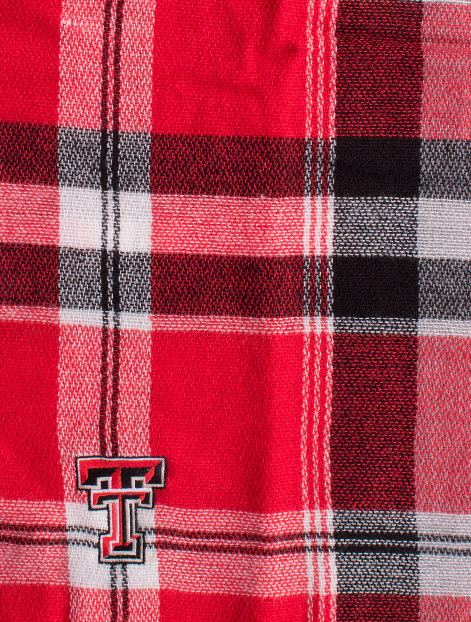 ZooZatz Texas Tech Tartan Blanket Scarf - Image 2